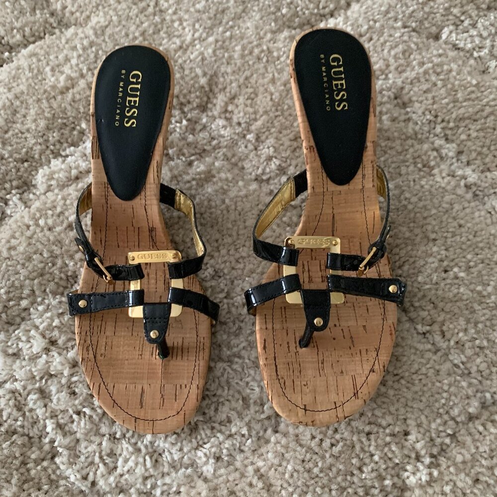 Guess Cork Sandals/Heels/Slides (New)